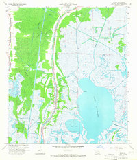 Download a high-resolution, GPS-compatible USGS topo map for Dulac, LA (1965 edition)
