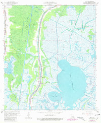 Download a high-resolution, GPS-compatible USGS topo map for Dulac, LA (1981 edition)