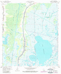 Download a high-resolution, GPS-compatible USGS topo map for Dulac, LA (1987 edition)