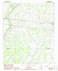 Download a high-resolution, GPS-compatible USGS topo map for Dunn, LA (1987 edition)