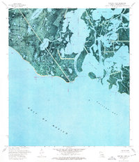 Download a high-resolution, GPS-compatible USGS topo map for East Bay Junop, LA (1976 edition)