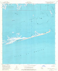 Download a high-resolution, GPS-compatible USGS topo map for Eastern Isles Dernieres, LA (1965 edition)