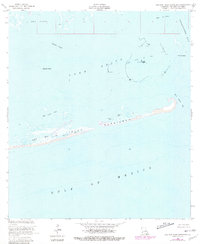 Download a high-resolution, GPS-compatible USGS topo map for Eastern Isles Dernieres, LA (1981 edition)