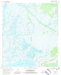 Download a high-resolution, GPS-compatible USGS topo map for Ellerslie, LA (1983 edition)