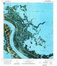 Download a high-resolution, GPS-compatible USGS topo map for Empire, LA (1989 edition)