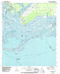 preview thumbnail of historical topo map of St. Tammany County, LA in 1993