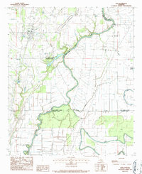 Download a high-resolution, GPS-compatible USGS topo map for Epps, LA (1987 edition)