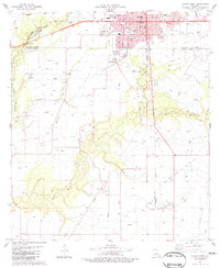 Download a high-resolution, GPS-compatible USGS topo map for Eunice South, LA (1983 edition)