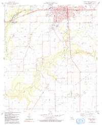 Download a high-resolution, GPS-compatible USGS topo map for Eunice South, LA (1991 edition)