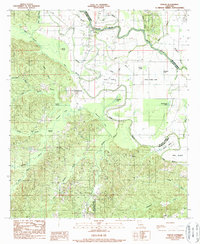 Download a high-resolution, GPS-compatible USGS topo map for Evelyn, LA (1989 edition)
