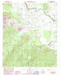 Download a high-resolution, GPS-compatible USGS topo map for Evelyn, LA (1992 edition)