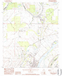 Download a high-resolution, GPS-compatible USGS topo map for Ferriday North, LA (1984 edition)