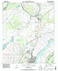preview thumbnail of historical topo map of Concordia County, LA in 1995