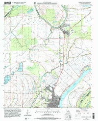 preview thumbnail of historical topo map of Concordia County, LA in 1999