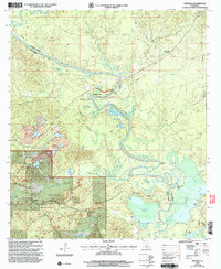 Download a high-resolution, GPS-compatible USGS topo map for Fishville, LA (2005 edition)