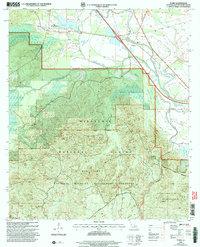 Download a high-resolution, GPS-compatible USGS topo map for Flora, LA (2005 edition)