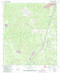 Download a high-resolution, GPS-compatible USGS topo map for Forest Hill, LA (1993 edition)