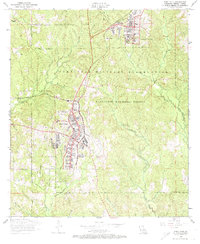 Download a high-resolution, GPS-compatible USGS topo map for Fort Polk, LA (1974 edition)