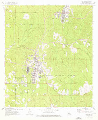 Download a high-resolution, GPS-compatible USGS topo map for Fort Polk, LA (1976 edition)