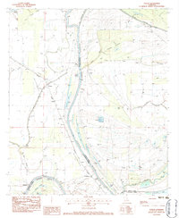 Download a high-resolution, GPS-compatible USGS topo map for Foules, LA (1984 edition)