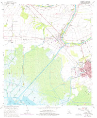 Download a high-resolution, GPS-compatible USGS topo map for Franklin, LA (1978 edition)