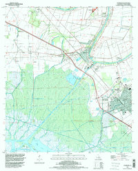 Download a high-resolution, GPS-compatible USGS topo map for Franklin, LA (1998 edition)