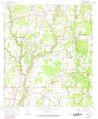 Download a high-resolution, GPS-compatible USGS topo map for Fred, LA (1980 edition)