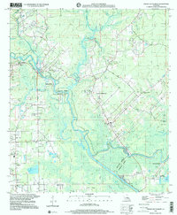 Download a high-resolution, GPS-compatible USGS topo map for French Settlement, LA (2000 edition)
