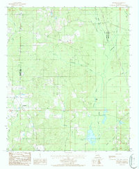 Download a high-resolution, GPS-compatible USGS topo map for Fryeburg, LA (1986 edition)