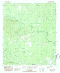 Download a high-resolution, GPS-compatible USGS topo map for Georgetown, LA (1985 edition)