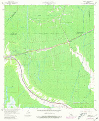 Download a high-resolution, GPS-compatible USGS topo map for Gibson, LA (1981 edition)