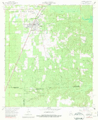 Download a high-resolution, GPS-compatible USGS topo map for Glenmora, LA (1983 edition)