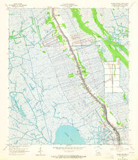 Download a high-resolution, GPS-compatible USGS topo map for Golden Meadow, LA (1965 edition)