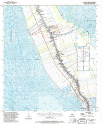Download a high-resolution, GPS-compatible USGS topo map for Golden Meadow, LA (1995 edition)