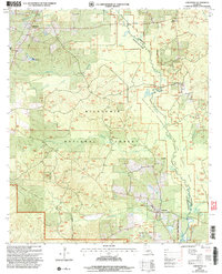 preview thumbnail of historical topo map of Goldonna, LA in 2003
