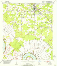 Download a high-resolution, GPS-compatible USGS topo map for Gonzales, LA (1955 edition)
