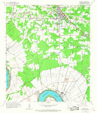 Download a high-resolution, GPS-compatible USGS topo map for Gonzales, LA (1967 edition)