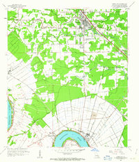 Download a high-resolution, GPS-compatible USGS topo map for Gonzales, LA (1963 edition)