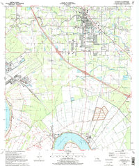 Download a high-resolution, GPS-compatible USGS topo map for Gonzales, LA (1991 edition)