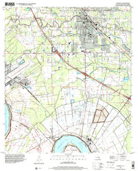 Download a high-resolution, GPS-compatible USGS topo map for Gonzales, LA (2001 edition)