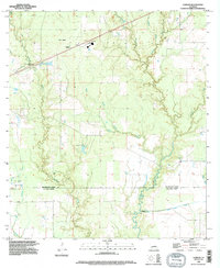 preview thumbnail of historical topo map of Beauregard County, LA in 1994