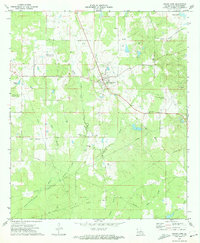 preview thumbnail of historical topo map of Grand Cane, LA in 1972