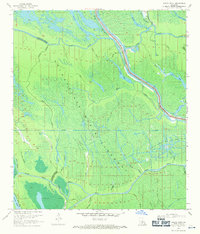 Download a high-resolution, GPS-compatible USGS topo map for Grand River, LA (1971 edition)