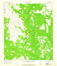 preview thumbnail of historical topo map of Allen County, LA in 1959