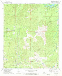 preview thumbnail of historical topo map of Rapides County, LA in 1972