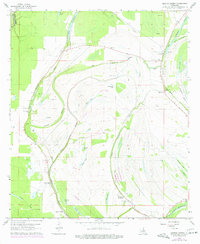 Download a high-resolution, GPS-compatible USGS topo map for Gretna Green, LA (1977 edition)
