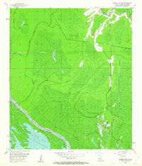 preview thumbnail of historical topo map of Iberville County, LA in 1953