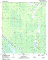 preview thumbnail of historical topo map of Iberville County, LA in 1992