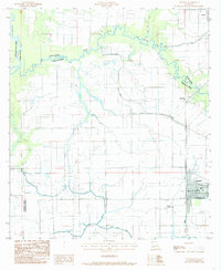 Download a high-resolution, GPS-compatible USGS topo map for Gueydan, LA (1985 edition)