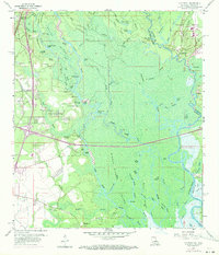 Download a high-resolution, GPS-compatible USGS topo map for Haaswood, LA (1971 edition)